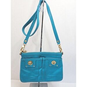 Y2K Marc by Marc Jacobs Bold Teal Blue Small Rectangle Crossbody Purse Bag